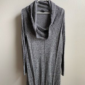 Gray Express sweater turtleneck dress M